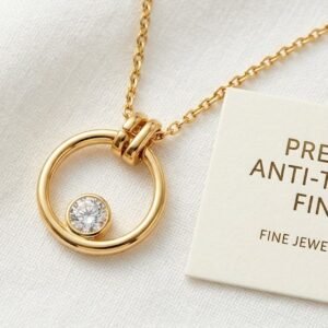 Elite Plum Spark Anti Tarnish Necklace